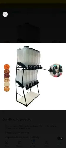 Dispenser de ração. Semi-novo
