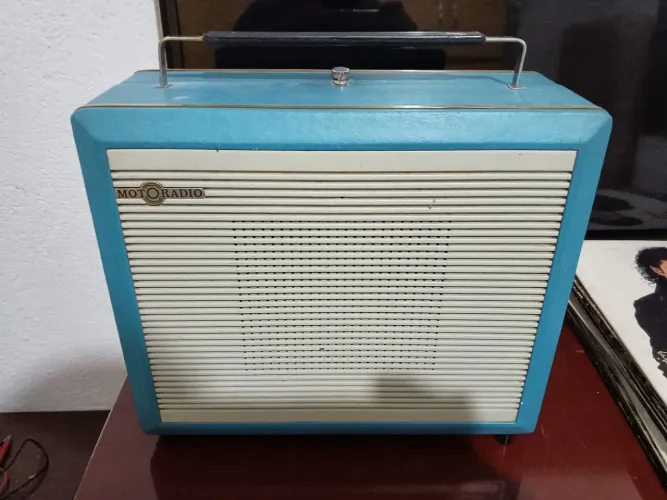 Toca disco antigo motoradio