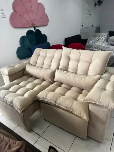 sofa retratil reclinavel 1.90 mt