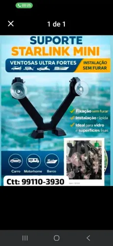 Vendo suporte para Starlink 