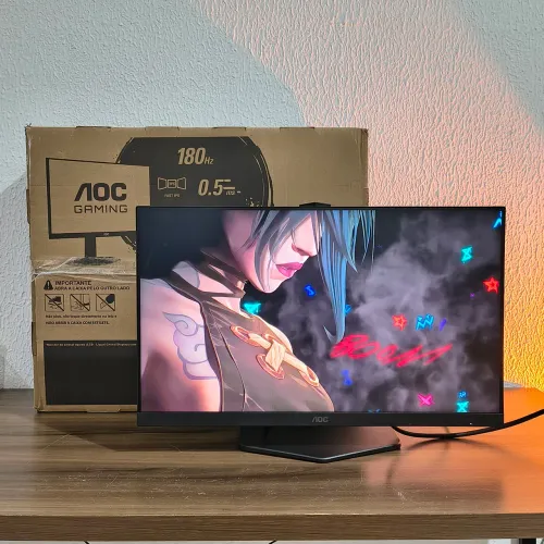 Monitor AOC Gaming 24" 180Hz IPS | Envio OLX Pay | Aceito Cartão | Entrego