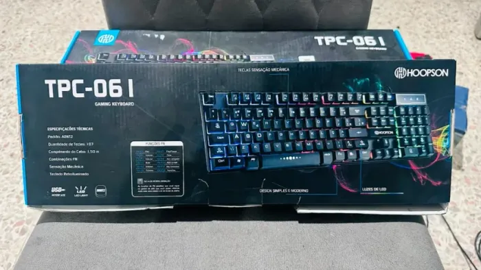 TECLADO GAMER MULTICOLORIDO HOOPSON