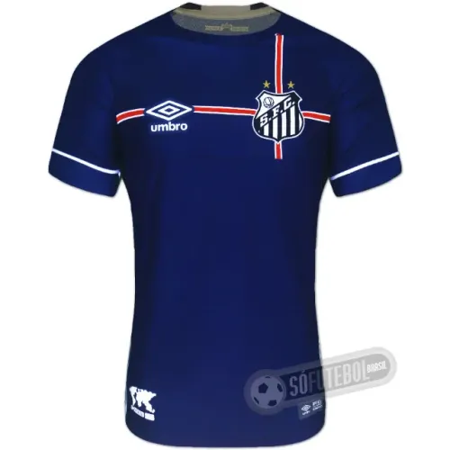 Camisa Oficial Copa do Mundo Santos FC Inglaterra The Kingdom Umbro c/ NF Netshoes Fechada