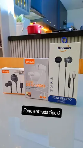 Fone entrada tipo C 