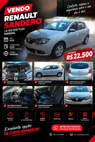 Renault Sandero Dynamique Hi-power 1.6 8V 5P 2015
