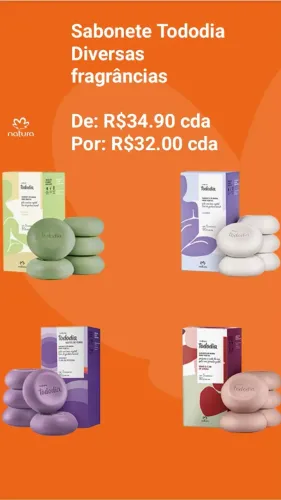 Sabonetes Natura