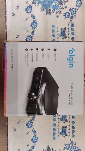 fogão elétrico de mesa de 1 boca Elgin Cook for You (1000w)