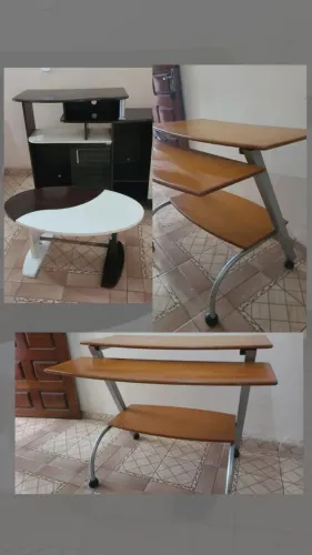 Mesa de estudo e Rack com centro