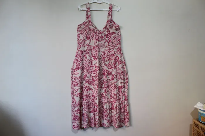 Vestido midi estampado