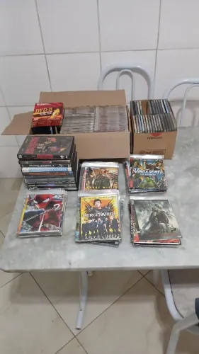 Lote Com 265 DVDs (obs..Cópias) Informações Na Descrição, Leia Antes De Mandar Mensagem,O