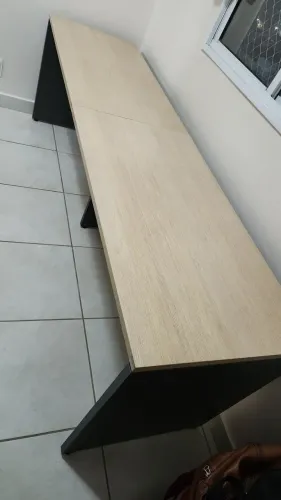 MESA BORTOLINI 2,30M - ESCRITÓRIO LUXO