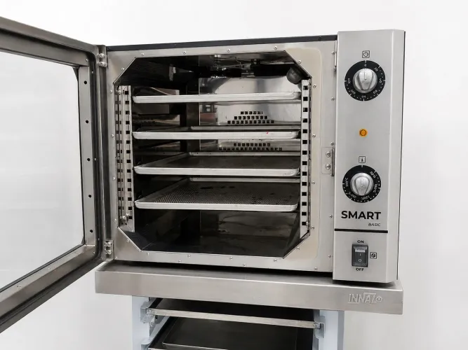 Forno Elétrico Convector Smart Basic Em Inox Venâncio - 220V + Mesa Inox 