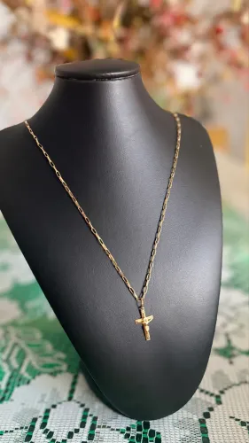 Colar de ouro 62cm