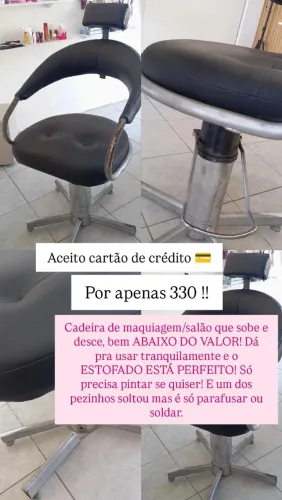 CADEIRA SALÃO/MAQUIAGEM