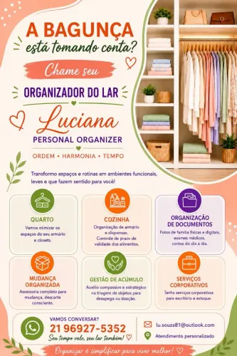 ORGANIZADORA DO LAR