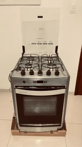 Fogão Brastemp 4 bocas tampo de Vidro - embutir