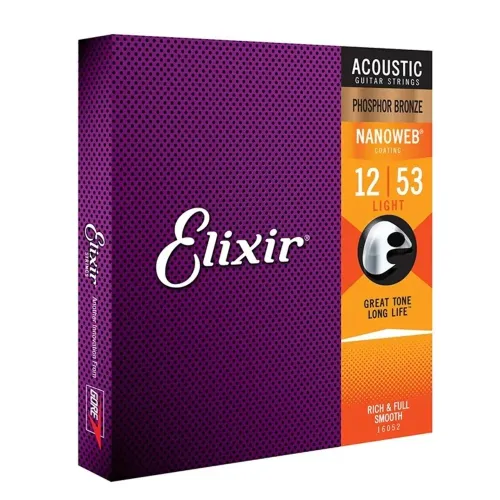 Encordoamento Elixir 012 Bronze - Lacrado (Original)