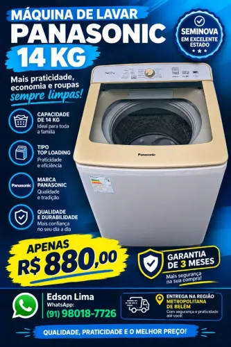 Máquina lava Panasonic