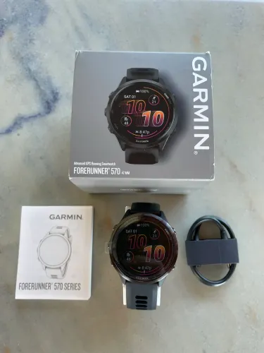 Garmin Forerunner 570 47mm Novo - Original na Caixa