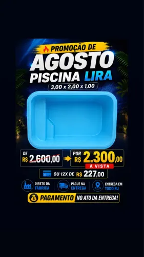Piscina de fibra