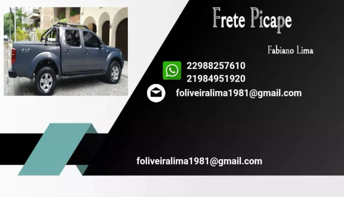 Frete Zona Sul à partir de R$ 100,00