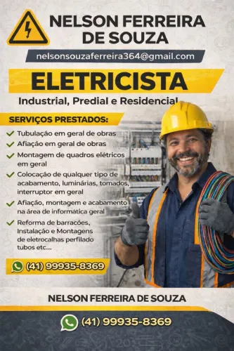 Eletricista profissional reformas industrial e residencial 
