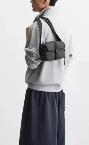 Bolsa Transversal Zara Preta
