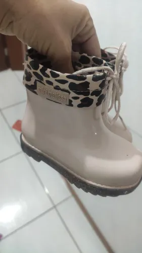 Botinha da melissa cor rosa n 20/21