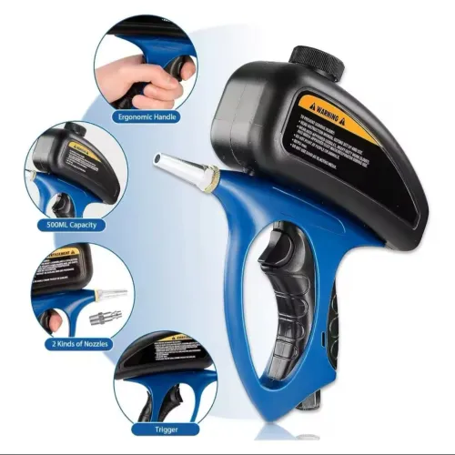 Pistola de Jateamento Areia Pneumática 90psi 510ml