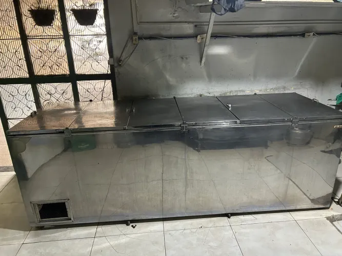 Freezer 6 tampas inox 