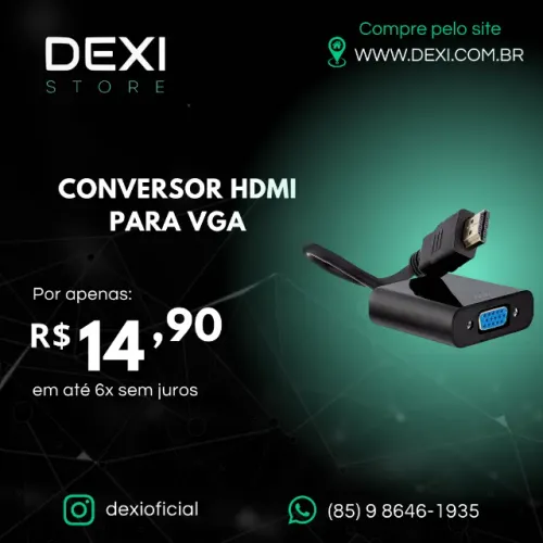 CONVERSOR HDMI PARA VGA