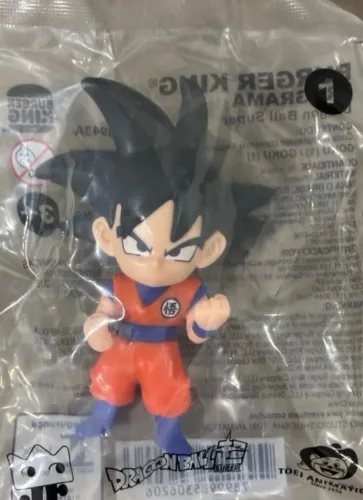 boneco goku dragon ball burguer king