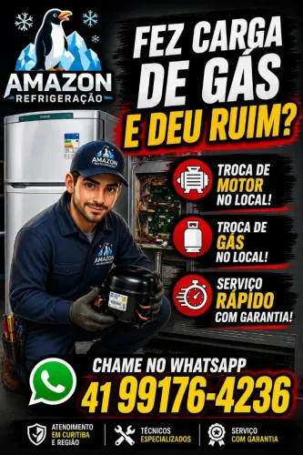Conserto de geladeira;frezzer e Expositora