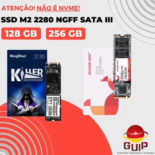 SSD M2 2280 Ngff Sata 128GB Novo Lacrado Garantia