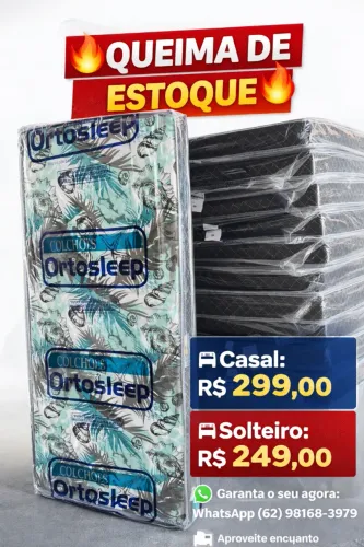 Colchao casal e solteiro 
