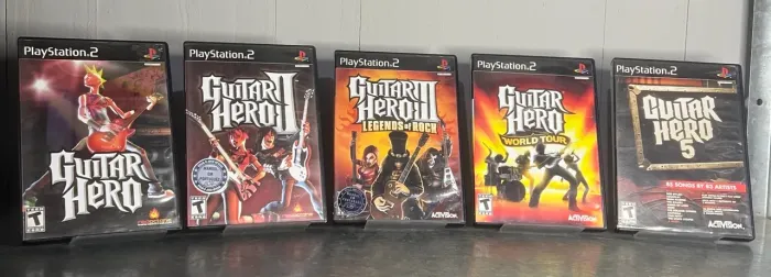 Coleção guitar Hero ps2