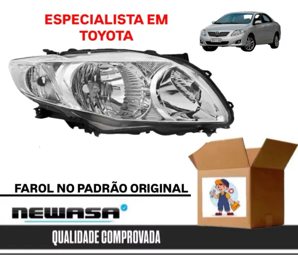 LOJA ESPECIALIZADA EM TOYOTA ( FAROL - PARA BARROS - ASA DE URUBU - PARA CHOQUE 