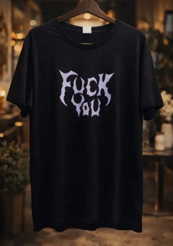 Camisa Fuck you em algodão