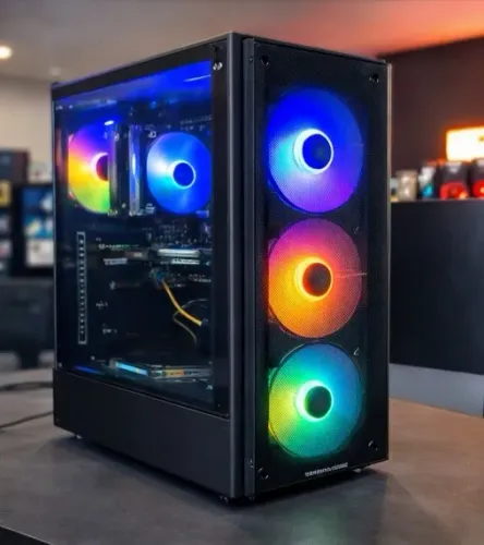 PC Ryzen Rápido para Trabalho e Jogos Leves | SSD + HD