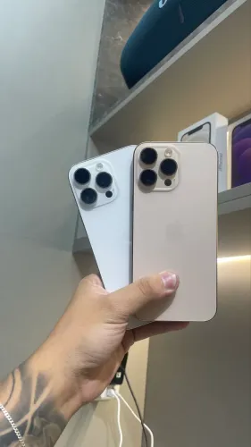 iPhone 16 pro Max 256gb - Desert e natural / novinho
