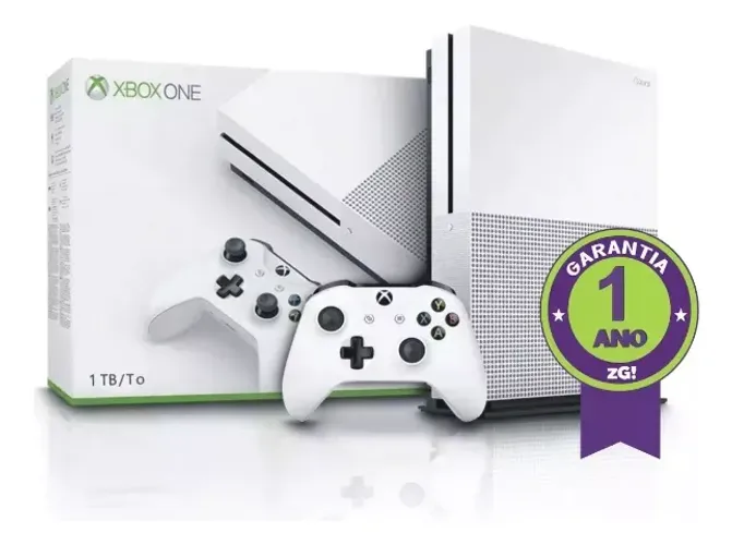 Console Video Game Original Xbox One S 1TB + Jogo + 12 Meses de Garantia