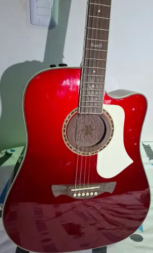 VIOLÃO FOLK TAGIMA SWEL VERMELHO 