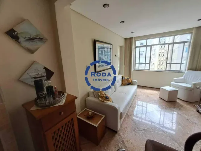 Apartamento á venda na aparecida/santos-sp