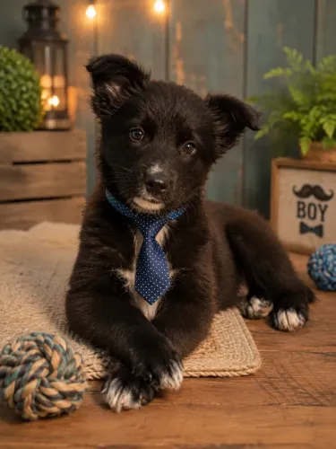 Perfeitos filhotes de border collie macho 