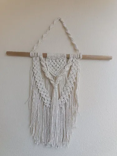 Painel de macramé 