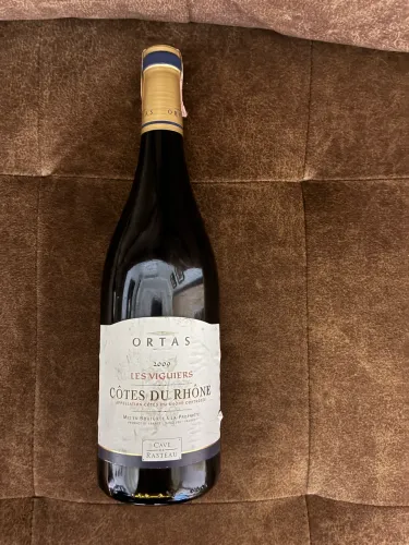 Vinho francês raro safra 2009 - Côtes Du Rhône - Cave de Rasteau