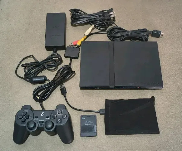PS2 Slim com HD externo 80 Jogos (Ler descrição)