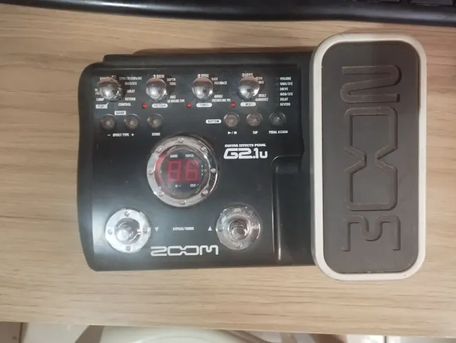 Pedaleira ZOOM G2.1u - Não funciona