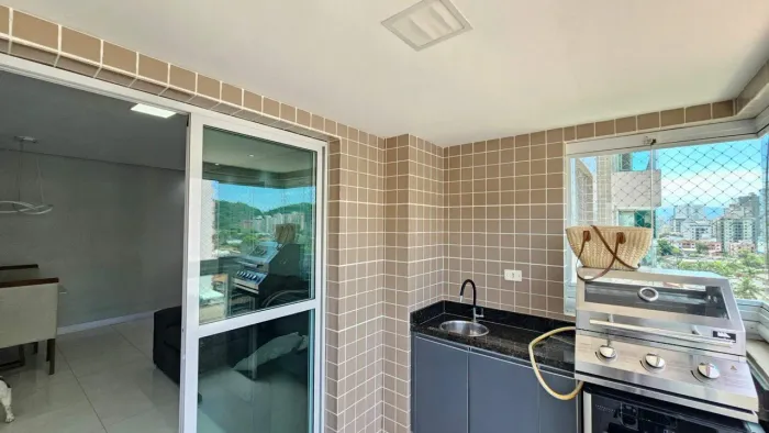 Apartamento com 2 dormitórios à venda, 72 m² por R$ 620.000,00 - Canto do Forte - Praia Gr