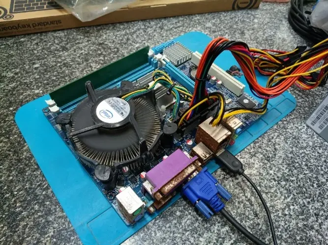 Placa mãe com processador